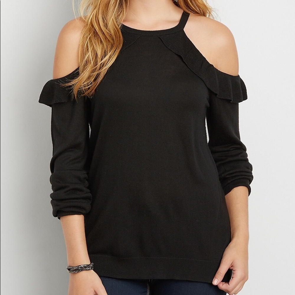 Maurice’s cold shoulder sweater